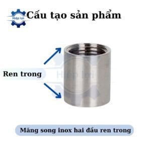 mang song inox - noi ren trong inox
