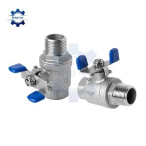 van bi inox tay buom ren trong ren ngoai