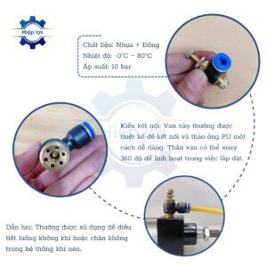 van tiet luu khi nen sl - van tiet luu 1 chieu chinh khi nen