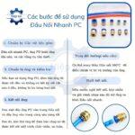 dau noi nhanh khi nen ren ngoai pc xanh