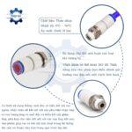 Nối Thẳng Xoay Hai Đầu Nối Ống Khí Nén KSH - Ảnh 2
